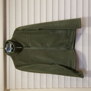 Men's size medium olive green Cabela's fleece jacket